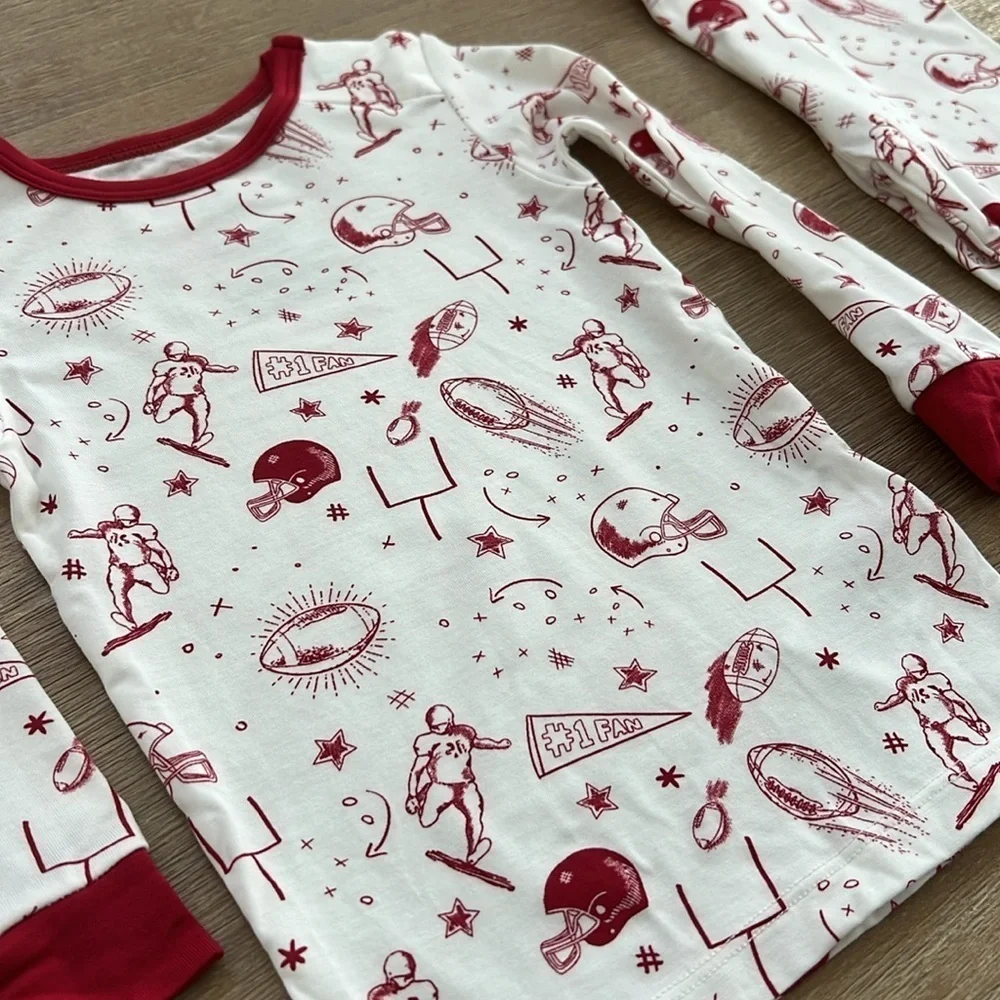 Magnetic Me Toddler Pajama Set Modal 5T Football